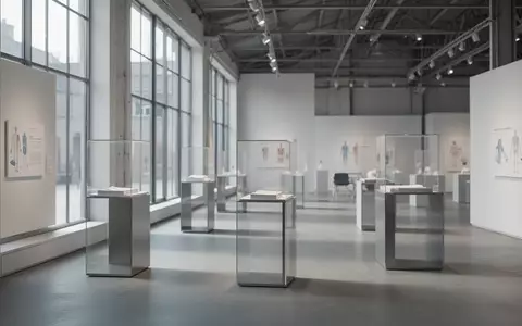 Ein minimalistischer, moderner Ausstellungsraum mit leeren Präsentationspodesten in einer hellen, architektonischen Umgebung. - Foto: über boerse-global.de