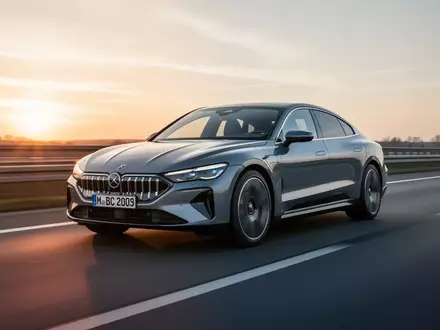 Ein modernes Elektroauto fährt bei Sonnenuntergang auf einer Autobahn. - Foto: über boerse-global.de