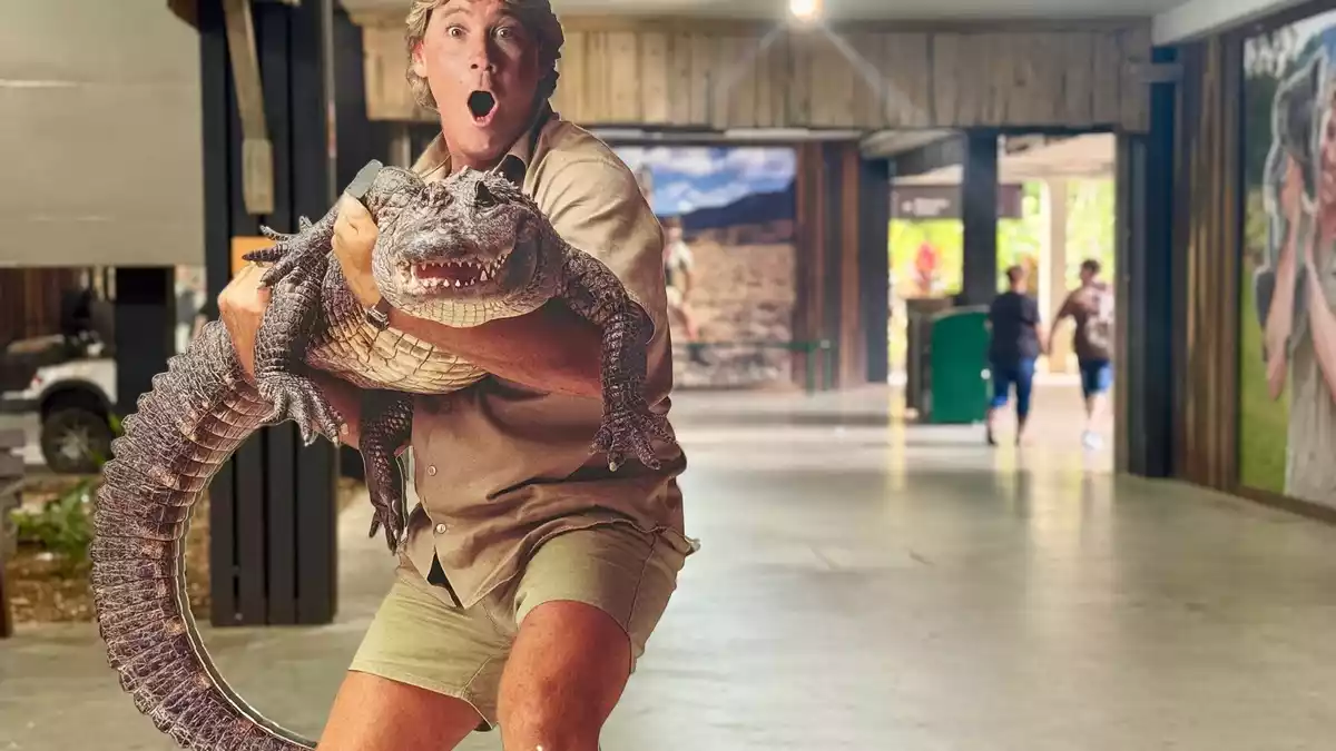 Steve Irwin wollte mit seiner Arbeit zum Tierschutz beitragen - und den Menschen gerade Krokodile näherbringen. - Bild: Carola Frentzen/dpa