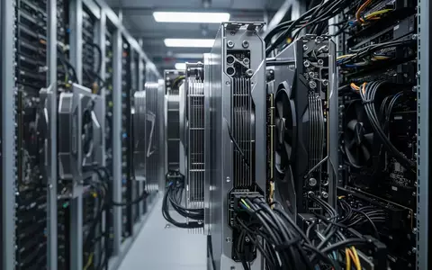 Reihen von Hochleistungs-Server-Racks in einem modernen Rechenzentrum für KI-Infrastruktur. - Foto: über boerse-global.de