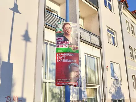 Wahlplakate vor der Landtagswahl in Sachsen-Anhalt (Archiv) - Foto: via dts Nachrichtenagentur