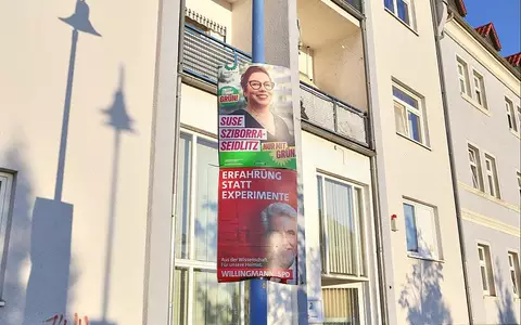 Wahlplakate vor der Landtagswahl in Sachsen-Anhalt (Archiv) - Foto: via dts Nachrichtenagentur