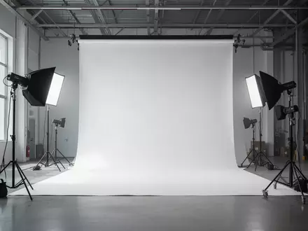 Ein minimalistisches, professionelles Fotostudio für Produktaufnahmen mit einer weißen Hohlkehle. - Foto: über boerse-global.de