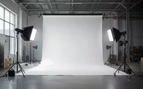 Ein minimalistisches, professionelles Fotostudio für Produktaufnahmen mit einer weißen Hohlkehle. - Foto: über boerse-global.de
