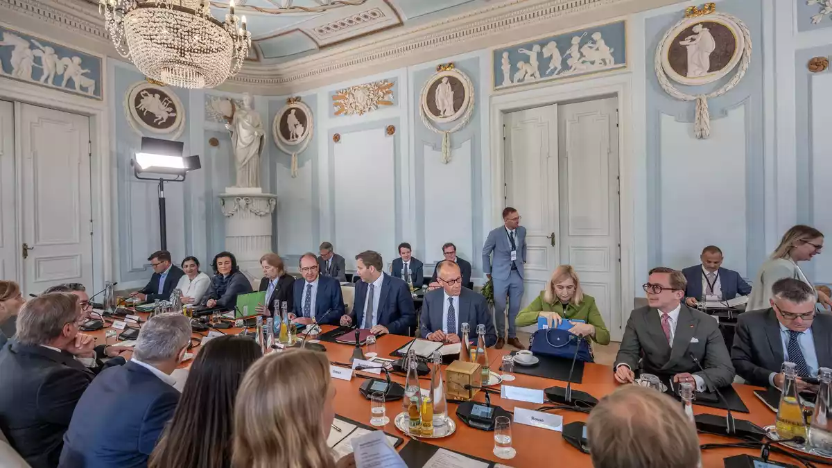 Die Kritik von Bas kommt kurz nach der Kabinettsklausur in Schloss Neuhardenberg. (Archivfoto) - Bild: Michael Kappeler/dpa-Pool/dpa