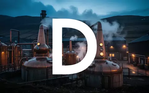 Düstere Industrielandschaft einer Destillerie in den schottischen Highlands bei Dämmerung. - Foto: über boerse-global.de