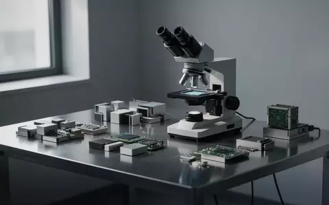 Ein minimalistischer Labortisch mit Präzisionswerkzeugen zur Hardware-Analyse in einer professionellen Arbeitsumgebung. - Foto: über boerse-global.de