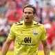 Feierte seine Bundesliga-Premiere: Nahuel Noll im Tor des SC Paderborn. - Bild: Torsten Silz/dpa