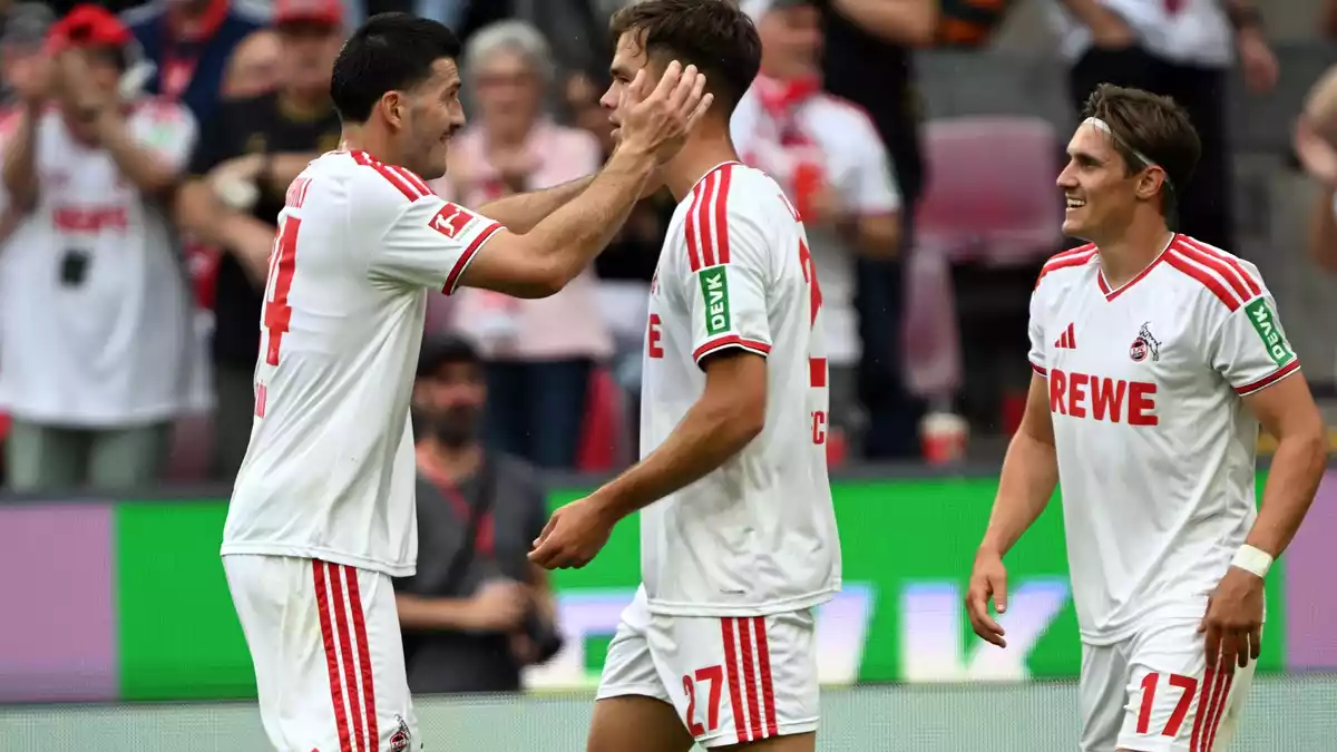 Der 1. FC Köln hatte zum Saisonstart viel Grund zum Jubel. - Bild: Federico Gambarini/dpa