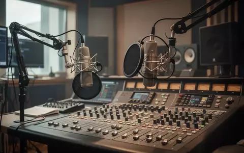 Professionelles Studio-Equipment und Mischpulte in einem Rundfunkstudio, symbolisch für barrierefreie Medienangebote. - Foto: über boerse-global.de