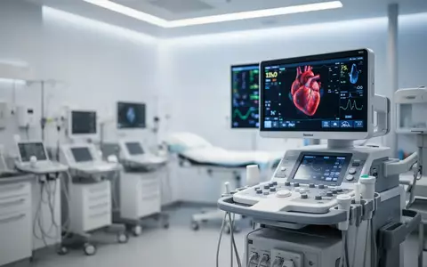 Moderne kardiologische Diagnosegeräte in einem klinischen Umfeld. - Foto: über boerse-global.de