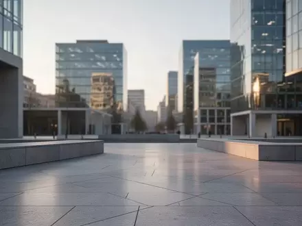 Moderne Bürogebäude in einem europäischen Finanzviertel im sanften Licht der Morgendämmerung. - Foto: über boerse-global.de