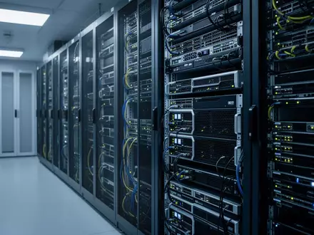 Moderne Serverarchitektur in einem Rechenzentrum als Symbol für quantenresistente Sicherheitsinfrastruktur. - Foto: über boerse-global.de