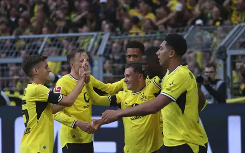 Der BVB hatte früh Grund zur Freude. - Foto: Fabian Strauch/dpa