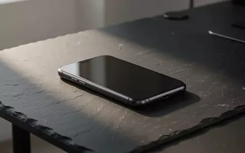 Modernes Smartphone auf einem dunklen Schreibtisch in minimalistischer Umgebung. - Foto: über boerse-global.de