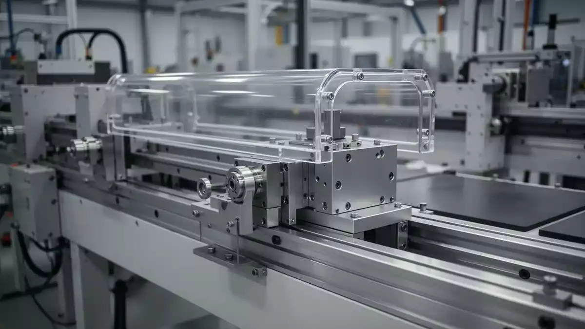 igus schützt Linearachsen mit Metallabdeckungen vor Risiken