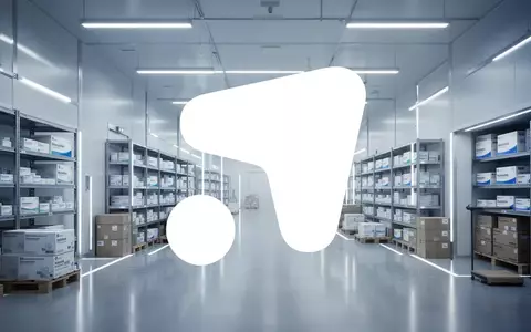 Modernes, minimalistisches Logistikzentrum der Pharmabranche in professioneller, atmosphärischer Beleuchtung. - Foto: über boerse-global.de