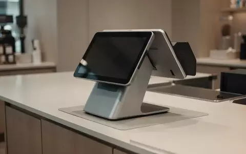 Modernes Point-of-Sale-Terminal an einer minimalistischen Ladenkasse in einer professionellen Einzelhandelsumgebung. - Foto: über boerse-global.de