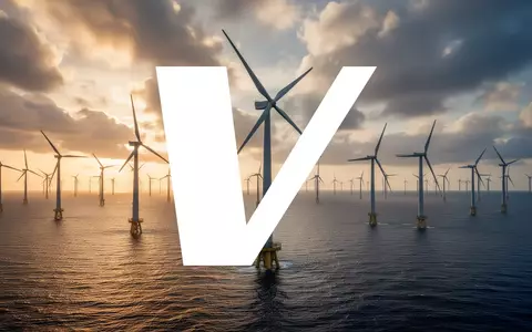 Moderne Windkraftanlagen in einem Offshore-Windpark bei Sonnenuntergang. - Foto: über boerse-global.de
