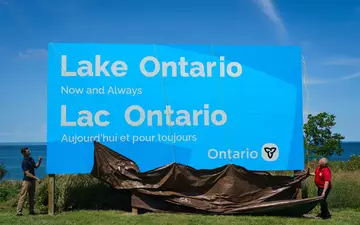 Für Doug Ford ist klar: Der Grenzsee wird immer Lake Ontario heißen. - Foto: Keito Newman/The Canadian Press/AP/dpa