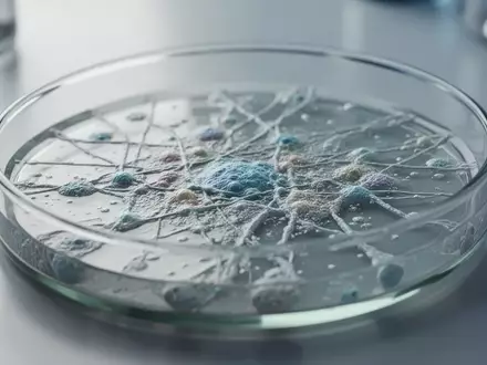 Nahaufnahme einer Labor-Petrischale mit einer Zellkultur zur Untersuchung biologischer Alterungsprozesse. - Foto: über boerse-global.de