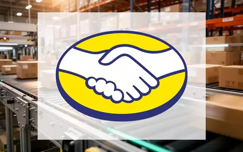 Abstrakte Darstellung von digitalem Handel und Logistik mit modernen Versandprozessen in einem Lagerhaus. - Foto: über boerse-global.de