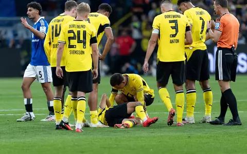 Der BVB sorgt sich um Giannis Konstantelias. - Foto: Fabian Strauch/dpa