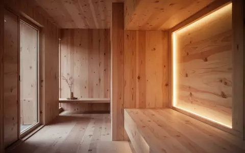 Innenansicht einer modernen Infrarotkabine aus hellem Holz mit sanfter Beleuchtung in einer Wellness-Umgebung. - Foto: über boerse-global.de