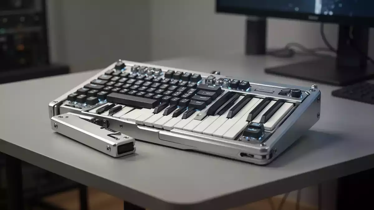Polyend Keys: Prototyp kombiniert QWERTY-Tastatur und MIDI