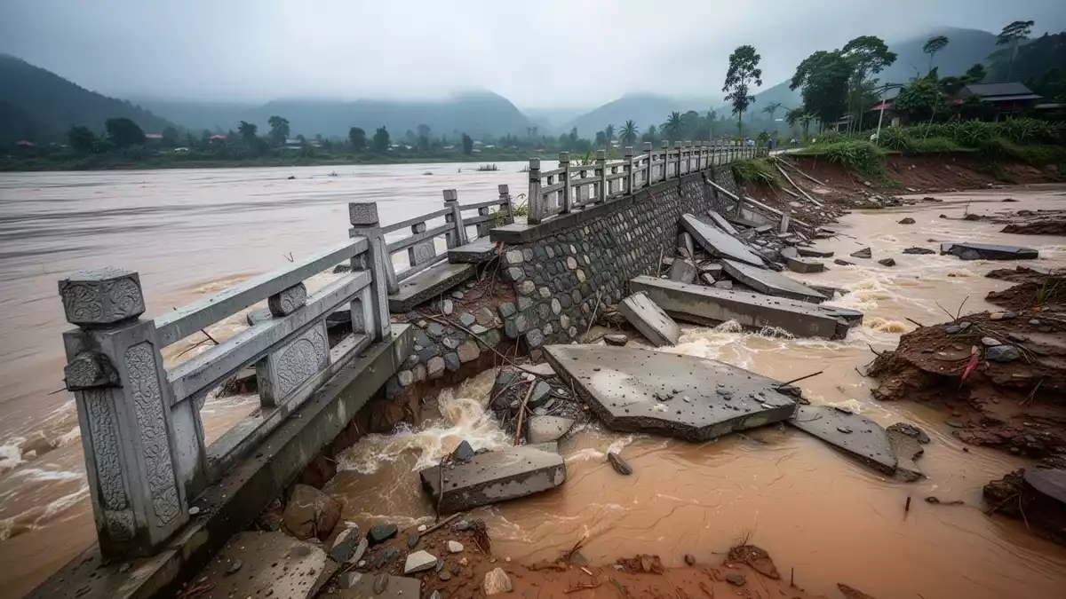 Authorities in Lao Cai province have widened their investigation into the failure of a major riverfront infrastructure project, arresting a seventh suspect over the collapse of the Red River stone…