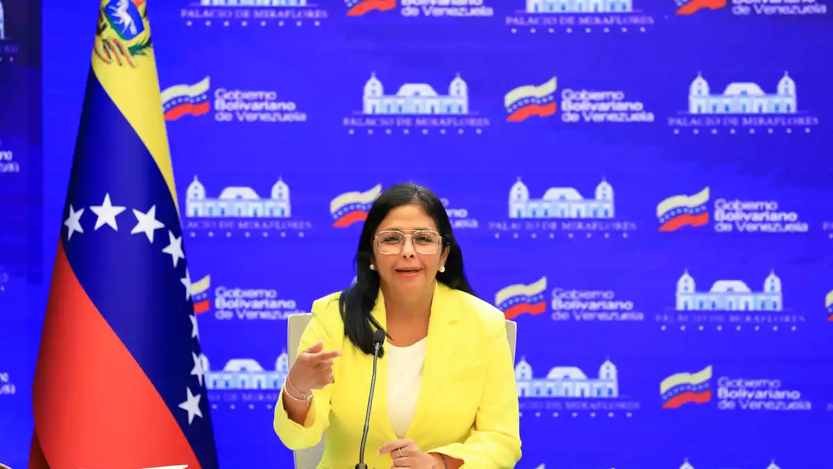 Die geschäftsführende Präsidentin Delcy Rodríguez hofft auf einen Neustart. (Archivbild) - Bild: Jhonn Zerpa/Presidencia Miraflores/dpa