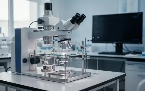 Hochmoderne medizinische Laborausrüstung für die neurologische Forschung mit Mikroskopie-Technik in einem sterilen Raum. - Foto: über boerse-global.de