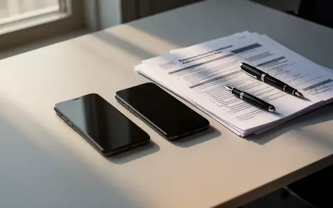 Ein Smartphone und juristische Unterlagen liegen auf einem Schreibtisch bei natürlichem Licht. - Foto: über boerse-global.de