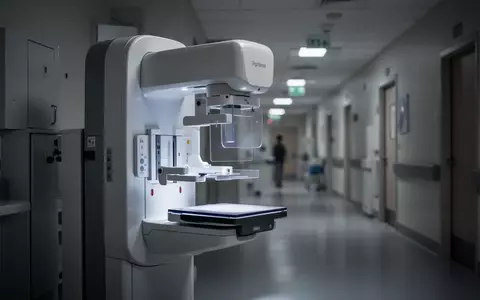 Modernes Mammografie-Gerät in einem sterilen, klinischen Untersuchungsraum. - Foto: über boerse-global.de