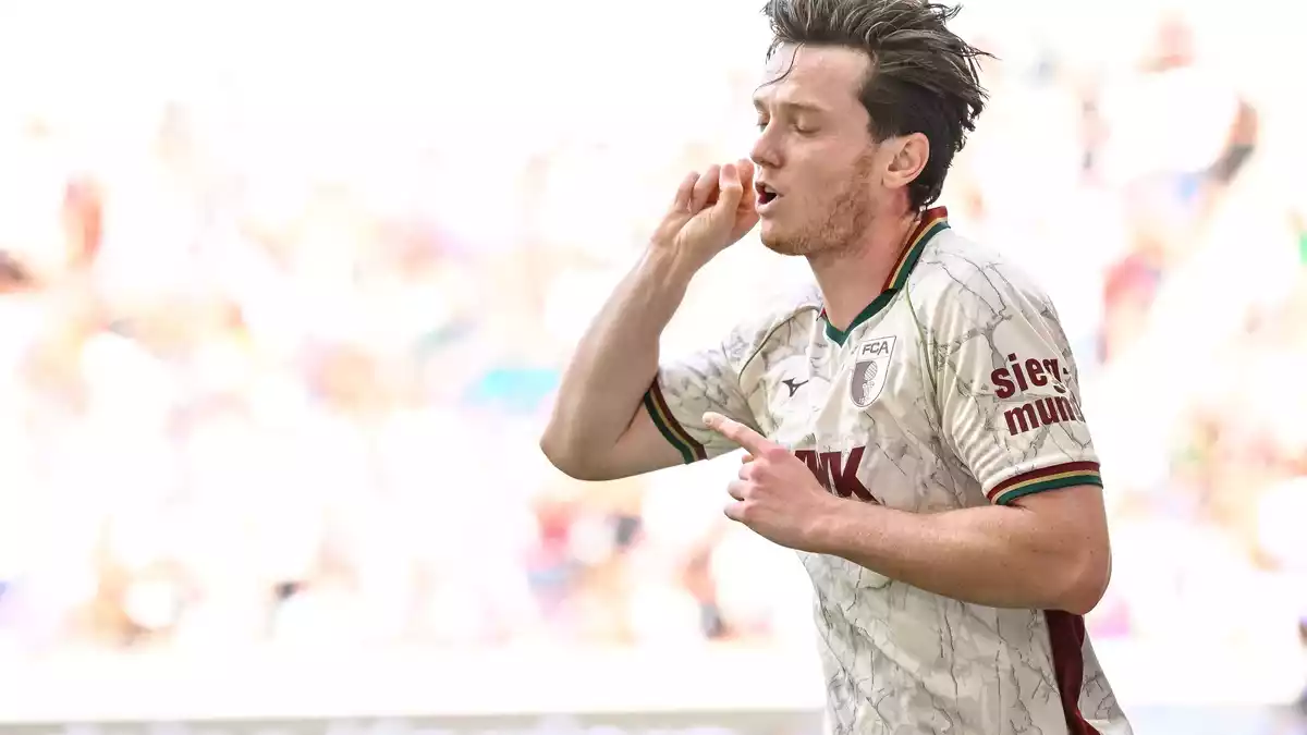 Der Gregerl war's: Michael Gregoritsch jubelt nach seinem 1:0.  - Bild: Harry Langer/dpa