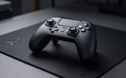 Ein moderner, minimalistischer Gaming-Controller liegt auf einer dunklen Oberfläche. - Foto: über boerse-global.de