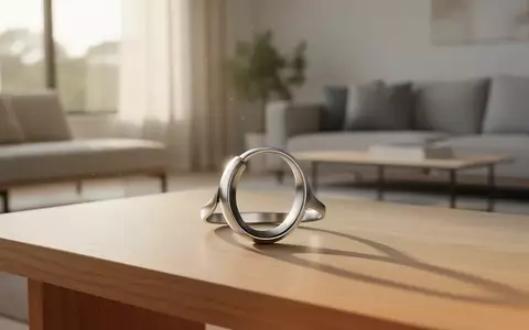 Ein elegantes, schmuckartiges Wearable zur Gesundheitsüberwachung auf einem Holztisch in einem hellen Wohnraum. - Foto: über boerse-global.de