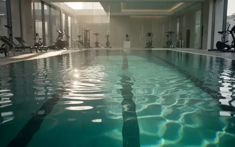 Ein ruhiges Schwimmbecken mit klarem, türkisfarbenem Wasser und sanften Lichtreflexionen an der Oberfläche. - Foto: über boerse-global.de