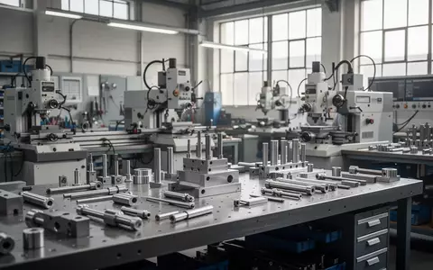 Ein aufgeräumter Metallverarbeitungsbetrieb mit professionellen Werkzeugen und Maschinen in natürlichem Licht. - Foto: über boerse-global.de