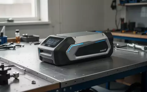 Ein moderner E-Bike-Akku liegt auf einer Werkbank in einer hellen Werkstatt. - Foto: über boerse-global.de