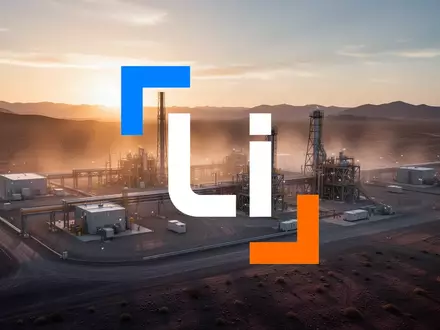 Moderne Lithium-Förderanlage in einer weitläufigen Wüstenlandschaft bei Sonnenuntergang. - Foto: über boerse-global.de