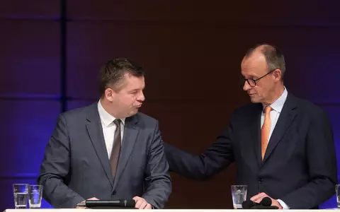 CDU-Chef Friedrich Merz kommt nach Sachsen-Anhalt, um CDU-Spitzenkandidat Sven Schulze im Wahlkampf zu unterstützen. (Archivfoto) - Foto: Sebastian Willnow/dpa