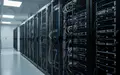 Reihen von Server-Racks in einem modernen Rechenzentrum als Symbol für algorithmische Handelssysteme. - Foto: über boerse-global.de