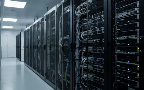 Reihen von Server-Racks in einem modernen Rechenzentrum als Symbol für algorithmische Handelssysteme. - Foto: über boerse-global.de