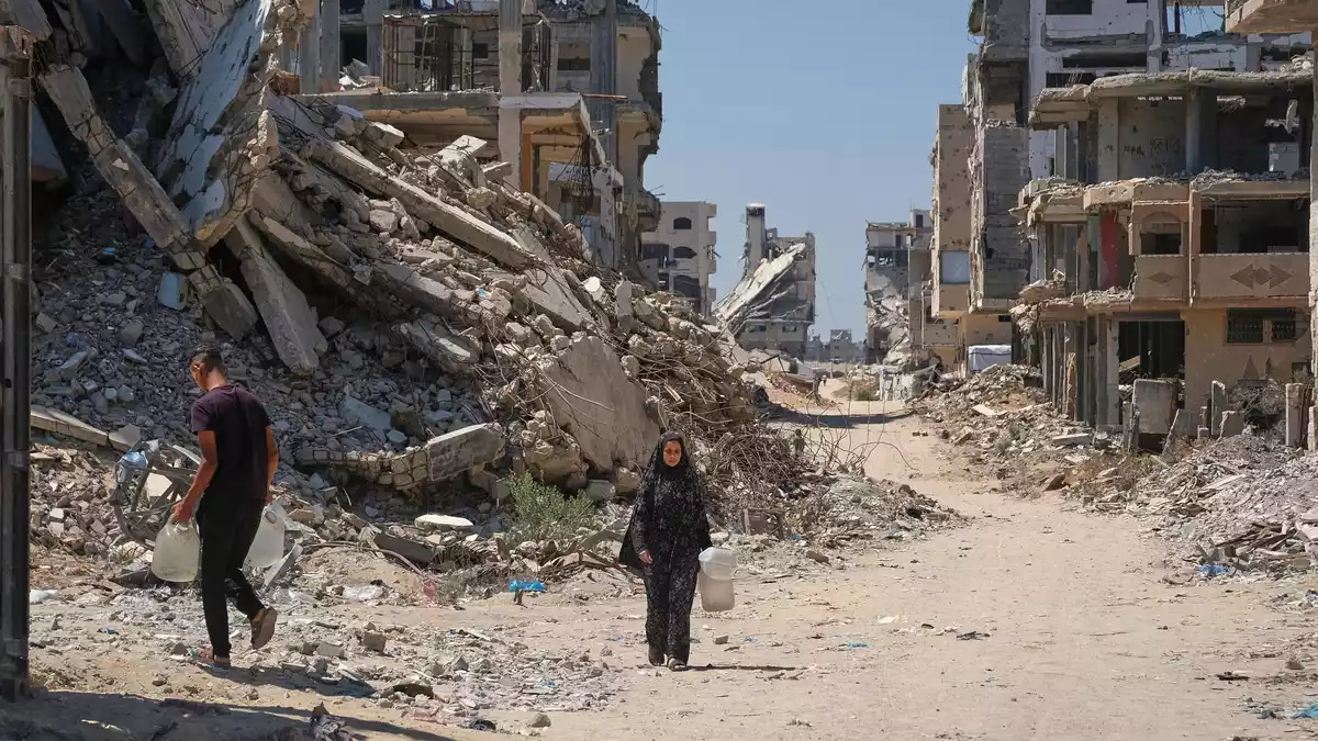 Das Leid ist nach wie vor groß im Gazastreifen.  - Bild: Jehad Alshrafi/AP/dpa