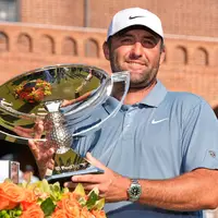 US-Golfstar Scottie Scheffler gewann in Atlanta die Tour Championship. - Foto: Mike Stewart/AP/dpa