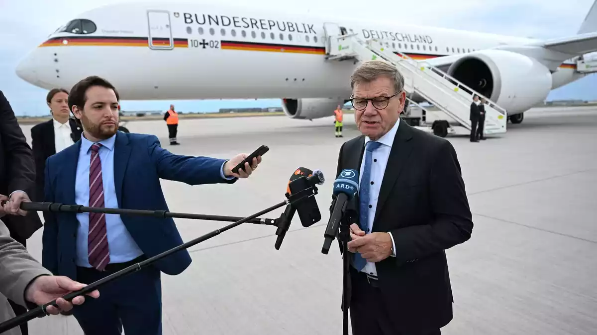 «Es ist nicht automatisch so, dass jeder in die Europäische Union strebt», so Außenminister Johann Wadephul. - Bild: Michael Brandt/dpa