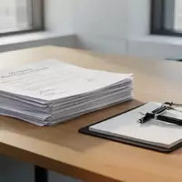 Ein ordentlicher Schreibtisch mit juristischen Unterlagen und einem Füllfederhalter in einem hellen Büro. - Foto: über boerse-global.de
