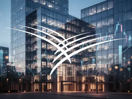 Moderne Büroarchitektur bei Dämmerung als Symbol für Unternehmensführung und Finanzmarktdynamik. - Foto: über boerse-global.de