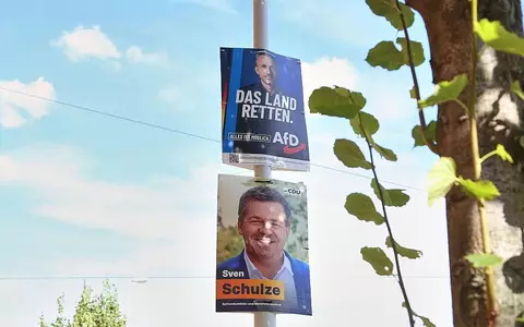 Wahlplakate vor der Landtagswahl in Sachsen-Anhalt (Archiv) - Foto: via dts Nachrichtenagentur